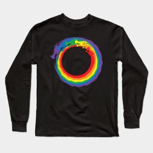 Infinity Rainbow Dragons Long Sleeve T-Shirt